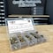 Boltsandnuts.Com Small Flange Knurled Body Rivet Nut Assortment - 125 PCS Assortment Kit #374 - alternate 3